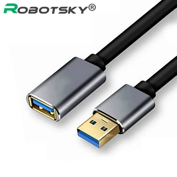 0,5 m 1m 1,5 m, USB Podaljšek Super Hitrost USB 3.0 Kabel Moški-Ženska Prenos Podatkov Sinhronizacija Kabli Kodo Za PC Camera Mouse