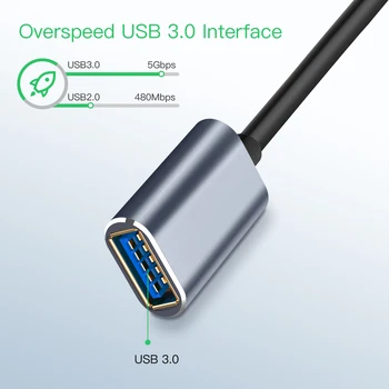 0,5 m 1m 1,5 m, USB Podaljšek Super Hitrost USB 3.0 Kabel Moški-Ženska Prenos Podatkov Sinhronizacija Kabli Kodo Za PC Camera Mouse 1