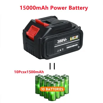 1/2Pcs 15000mAh Baterije z doplačilom za 18V Makita Baterija Hitra Dostava