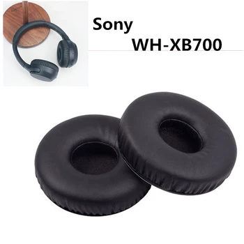 1 Par Blazinic Zamenjava Beljakovin Usnje Uho Blazine Pokrov Naušniki za Sony WH-XB700 Brezžični Bas Slušalke