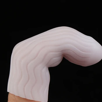 1 Parov Silikonski Gel Cev Povoj Prst Toe Patron Rokavice, Rokavi Lajšanje Bolečin Ogrevano Prst Rokavice Non-Slip 2