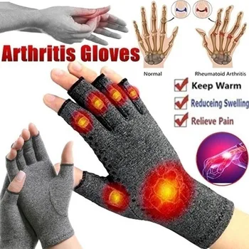 1 Parov Zimskih Artritis Rokavice Proti Artritis Zdravljenje Stiskanje Rokavice Za Zaslon Glovesand Bolečine Bolečine Skupno Olajšave Toplo