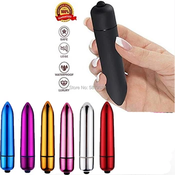10 Hitro Vibrira satisfyer Mini Bullet Vibrator za G-Spot Klitoris Stimulator Nastavek Massager seks Jajce za Odrasle Ženske, Seks Igrače