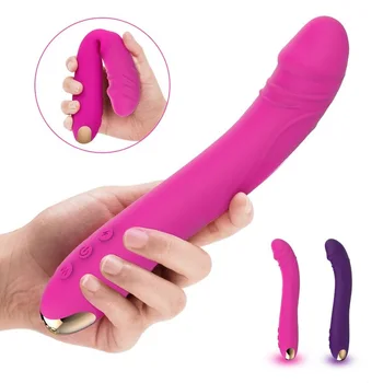 10 Načini Vibrator Realističen Dildo Stimulator Vagine, Klitoris In G-Sopt Massager Ženski Masturbator Adutl Izdelkov Sex Igrača Za Ženske