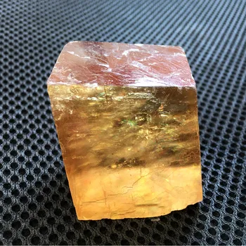 100-120g Naravni pomarančni naravnih Optični Kristali Kalcita, Rock Energije, Mineralnih vzorcu Gemstone zdravljenje