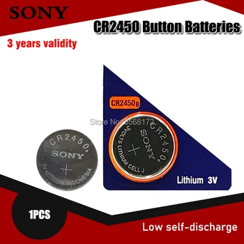 100% Original Sony CR2450 CR 2450 3V 550mah Litijeve Baterije Za Ure, ure slušni pripomočki Pedometer Gumb gumbaste