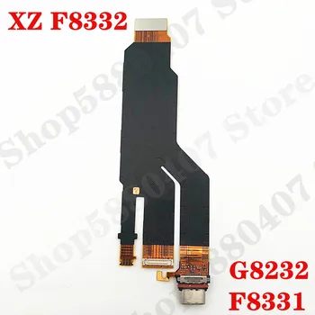 100% Prvotne Polnilnik Priključek Za Sony Xperia XZ F8332 XZS G8232 F8331USB Polnjenje Vrata Dock Odbor Flex kabel