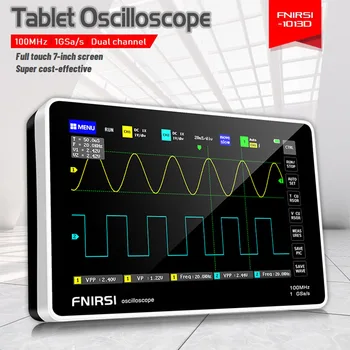 1013D Digitalni Tablet Oscilloscope Dual Channel 100M pasovne širine, 1GS Vzorčenja MIni Tablet razširljiv odprtokoden