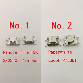 10Pcs Polnilnik Usb Dock Priključek Stik Za Kindle Fire HD8 SX034QT 7. Gen/Paperwhite Ebook P75SDI Polnjenje Vrata Plug