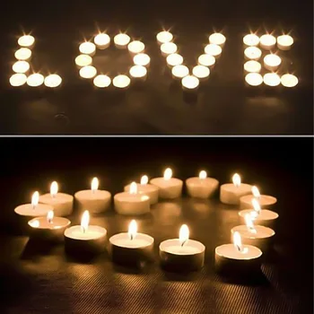 10pcs/set white tealight sveča mala sveča romantično brezdimni sveča, poroka, rojstni bar soju sveč dekoracijo sveče 5