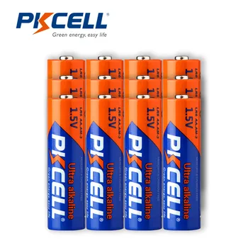 12PCS PKCELL LR6 AA 1,5 V E91 AM3 MN1500 Alkalne Baterije in Suhe Baterije, Primarne pilas 2A AA Baterias Bateria Baterije