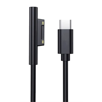 15V 3A Tip C Napajalni Adapter za Polnilnik PD Hitro Polnjenje Kabel za Surface Pro 7/6/54/3 150cm Hitro Polnjenje Kabel USB C