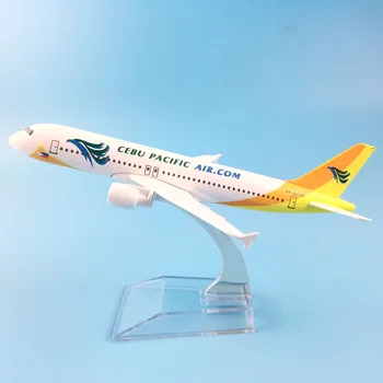 16 cm Kovinske Zlitine Letalo Model Air Cebu Pacific A320 Airways Letala Airbus 320 Airlines Letalo Model w Stand Darilo otroci igrače