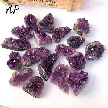 1pc/30-50mm Ametist Gruče Naravni Kristalni Kamen Deep Purple Grozd Energije Zdravilne Mineralne Quartz Rock Doma Dekoracijo Geode