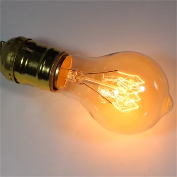 1pc A19 40 W 60 W Retro Vintage Edison Žarnice E27 Žarnico, Žarnice, Luči, Topla Bela, možnost zatemnitve luči za Dekorativne 220V