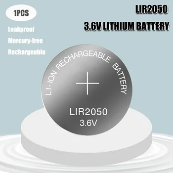 1pcs LIR2050 3,6 V gumbno baterijo v masi ojačana spajkanje noge baterijo za ponovno Polnjenje Zamenjajte CR2050 0