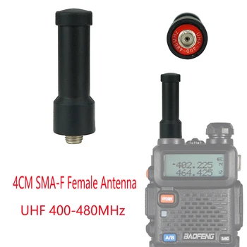 1pcs Mini GURS-F Ženski Antena 4 CM Dual Band Antena UHF 400-480MHz za BAOFENG UV-5R BF-888S Kenwood TK 360 LT 6288 3260 Radio