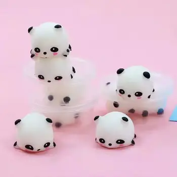 1PCS Srčkan Mochi privoščite kavico ali koktejl Kawaii Panda Počasi Narašča Stisnite Zdravljenje Zabavno Otroci Kawaii Igrača Stres Razbremenilna Anti-stres za Odrasle, Otroci
