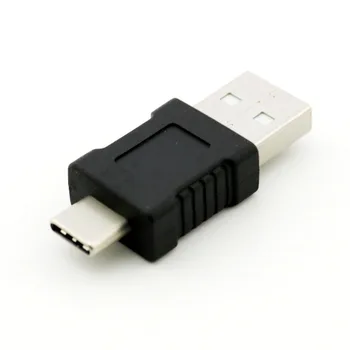1pcs USB 2.0 A Moški na USB Tip C-Moški Vtič za Sinhronizacijo Podatkov Zaračuna Prilagodilnik Pretvornika