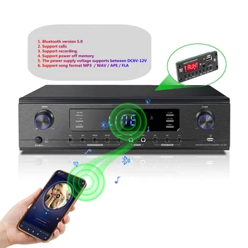 2*25 W 50 W Ojačevalnik 7V-15V Predvajalnik MP3 Dekoder Odbor Bluetooth, združljiva 5.0 Avto FM Radio Modul TF USB, AUX WMA Predvajalnik Odkodirnik 5