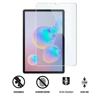 2 Pack 9H Kaljeno Steklo Film, Zaščito Ščit Screen Protector for Samsung Galaxy Tab S6 2019 SM-T860 SM-T865 3