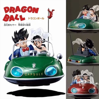 20 cm Dragon Ball Super Goku ChiChi Akcijska Figura z Led Svetilko, Poročni Avto Dragon Ball Goku Poročiti Figuras Model Igrače Darila