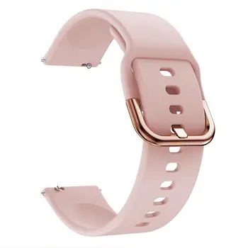 20 mm, Mehki Silikonski Watch Trak Pasu Za Samsung Galaxy Watch Aktivni Šport Zapestja Watchband