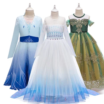 2020 Dekleta Princesa Obleko Otroci Fancy Obleke, Obleke Za Dekleta Cosplay Kostum Otrok Rojstni Dan Oblačila 0