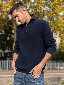 2021 Osebno moški pulover redno dolg rokav prilagodite oglaševanje pulover A757 odpri ovratnik volna, bombaž poliester kakovosti