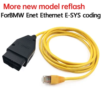 2022 Ethernet za ESYS Kabel Forbmw ENET Ethernet osveži vmesniški Kabel E-SYS ICOM Kodiranje F-Serije forBMW F-avtomobili ENET esys podatkov