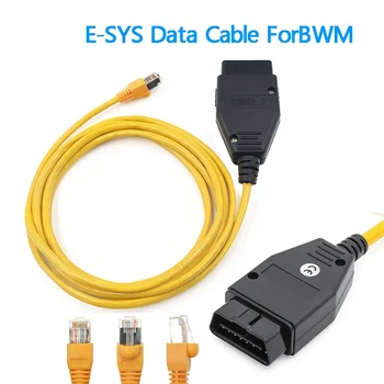 2022 Ethernet za ESYS Kabel Forbmw ENET Ethernet osveži vmesniški Kabel E-SYS ICOM Kodiranje F-Serije forBMW F-avtomobili ENET esys podatkov 4