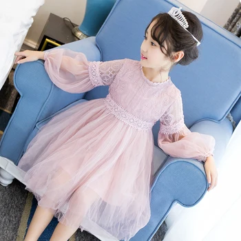 2022 Novo Poletje Kostum za Dekleta Princesa Obleko Otrok Večer Oblačila Otroci Šifon Čipke Obleke Baby Dekle Stranka Obleko Biser