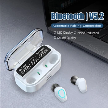 2022 Novo TWS Bluetooth Brezžične Slušalke Stereo Glasbe Čepkov šumov Gibanja Nepremočljiva Band Mikrofon Klicna Slušalke