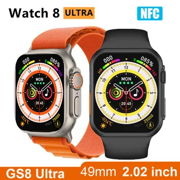 2022 Pametno Gledati GS8 Ultra Serije 8 NFC Smartwatch Moški Ženske Bluetooth Klic Vodotesno Brezžično Polnjenje za Apple Xiaomi