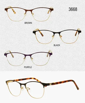 2022 Visoke Kakovosti Vintage Kovinskih Očal Okvir Ženske Slog Jasno, Leče Očala 2