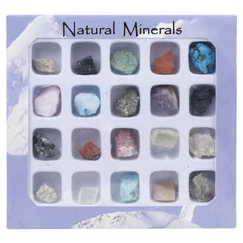 20pcs/box Naravnih Kamnov In Kristalov Agate Mineralnih Fluorite neprimerne električne Energije Kamen Doma Dekoracijo Polirani Skale