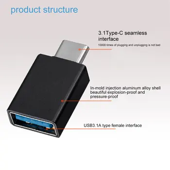 2pcs Adapter Za iPhone 13 12 11 Pro Max TIP-C, Da OTG USB Ženski Tip C USB-C Pretvornik Adapterji Za iPhone13 Prenosnik 3