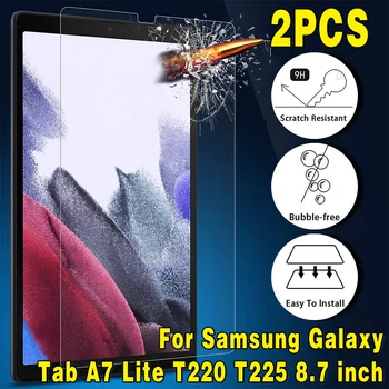 2Pcs Kaljeno Steklo za Samsung Galaxy Tab A7 Lite T220 T225 8.7