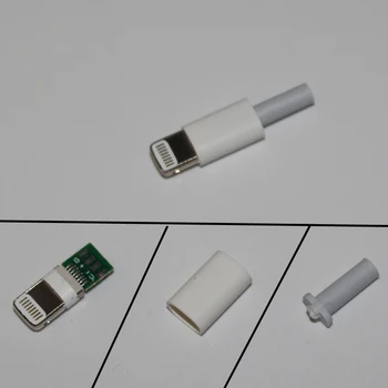 2sets Varjenje Tip 8Pin Moški Vtič v Priključek USB Adapter Pretvornik za iphone 5s 5 6 6s plus 3