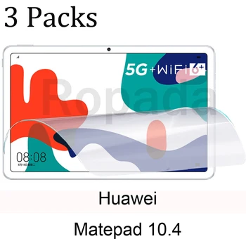 3 Paketi mehko JJEZA zaščitnik zaslon za Huawei Matepad 10.4 zaščitni film tablet