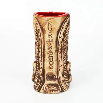 320ml Keramični Tiki Vrč Ustvarjalne Porcelana Pivo Vino Vrč Pokal Bar Orodje 3