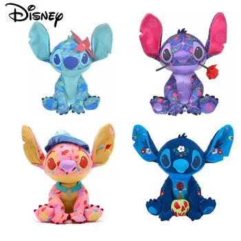 38 CM Disney Lilo & Stitch Polnjene Plišastih Igrač Kawaii Blazino Limited Edition Lilo in Stitch Rose Lutka Otroci Igrače Darilo za Dekleta