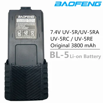 3800mAh Baofeng Walkie Talkie Baterijo BL-5 Polnilne Li-on Baterija za dvosmerni Radijski UV5RA UV5R UV5RE Plus F8+ Ham Radio 3