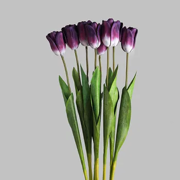 3D Realnem Dotik Tulipanov roko občutek lažne rastline doma dekor Svile Cvetja DIY Poročno Dekoracijo tulipani fleur artificielle