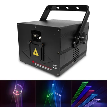 3W 5W RGB Laser Light Animacija Žarek Optičnega Fazi Laserski Projektor DJ Disco Bar Club Stranka Ples, Poroka Učinek Kažejo