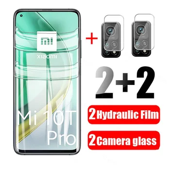 4 in1 Hydrogel Film Mi 10T Pro 5G Screen Protector za Xiaomi 10TPro 10 T Pro Mi10T Pro Lite Mi10 Mi10pro Fotoaparat Stekla Film