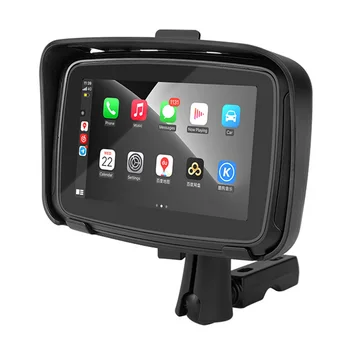 5 Palčni Smart Touch motorno kolo GPS Navigacijski Sistem Nepremočljiva 12V Moto Navigator z Nazaj Posnetek Podporo CarPlay Android Auto