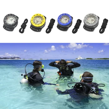 50m Potapljanje Kompas Multi-funkcijo Kampiranje Plezanje, Pohodništvo Svetlobna Elastično Vrv pod vodo Neprepustna Kompas Watch