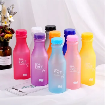 550ML Candy Barve BPA Free Steklenice za Vodo Neprepustnih Pitje Skodelico grelnik vode Športih na Prostem Steklenico Vode za Potovanja, ki Teče Kampiranje