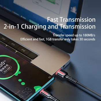 6A Super Hitro Polnjenje Tip C Kabel za Huawei P40 Mate40 Xiaomi Mi 12 Pro Redmi POCO Mobilni Telefon Dodatki Polnilnik USB, C Kabel 4